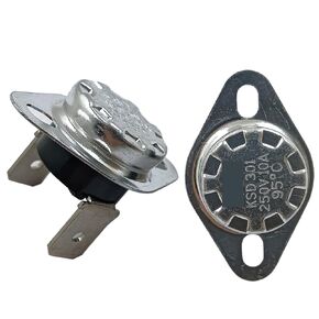 2 قطعة/KSD301 40C ~ 150C درجة 10A250V عادة مغلقة عازمة درجة الحرارة الثابتة التبديل ترموستات (75C ، حلقة ثابتة) in Kuwait