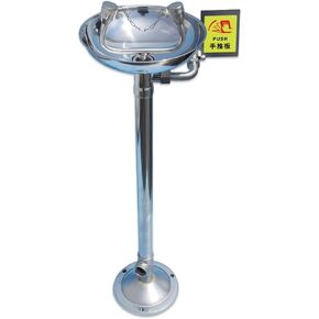 Emergency Eye Wash Station& Shower Set, Eyewash Station Shower with Abs Basin for Factory/Lab/Machinery/Building Industries/Style 2/Without Pedals in Kuwait