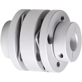 1pc D34L45 LK3-C34-W Double Flange Diaphragm Coupling Aluminum Alloy Applicable to Servo Motor Coupler for Sleeve Zero Clearance(5x10mm) in Kuwait