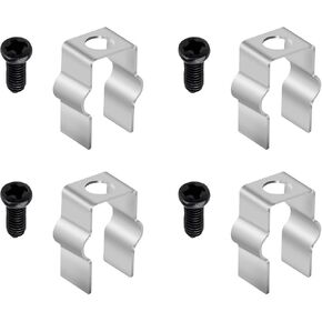 4 Pcs Metal Mount Clips with Screws Fit for Shark IQ & AI AV2501S Robot Vacuum and Some Other Models Side Brush, Retaining Clips for Robot Vacuum Side Brush, Not Compatible ION Series Modles in Kuwait