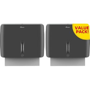 Paper Towel Dispenser Wall Mount,Capacity 200+ Sheets ZFold Tri Fold Blue Adhesive No Drilling or Screws Installation for Home Toilet in Kuwait