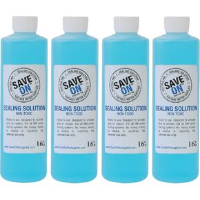 601-0 EZ Seal Sealing Solution Compatible with Pitney Bowes 601-0 - Sealing Solution for DM Series Mailing System, PB E-Z Seal, Postage Meter Sealing Solution (4-Pack) 16 oz in Kuwait