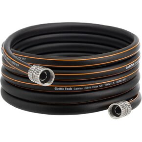 Giraffe Tools Garden Hose 5/8", Custom Length, Heavy Duty, No Kink, Flexible, Rubber Garden Hose, Leakproof Water Hose, 600 Burst PSI, 25ft Male to Female Hose in Saudi Arabia