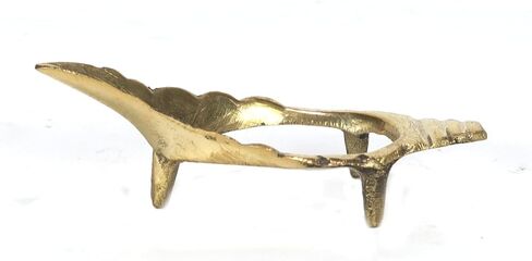 ASHIRWAD Brass Shankh Stand valampuri sangu Shankha Dakshinavarti Vamavarti Metal (6.3 inches) in Kuwait