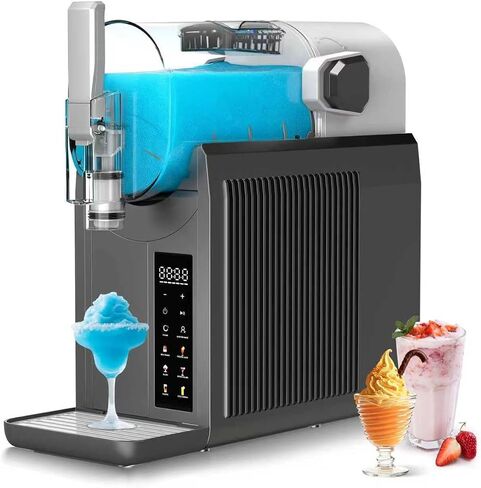 No Ice Needed Slushie Machine, 92oz Large Capacity Margarita & Frozen Drink Maker, 6 Preset Programs LED Touch Control, Self-Cleaning for Home Commercial Smoothies Frappés Milkshakes in Kuwait