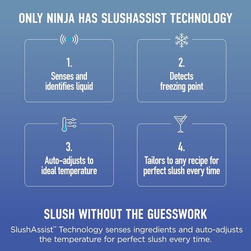 Ninja SLUSHi Max XXL Smart Frozen Drink Maker, Top Performance, Smart Technology, Party-Size 150 Oz Capacity, No Ice Needed, 6 Programs, Ideal Temp, Peach, FS605 (Renewed) in Kuwait