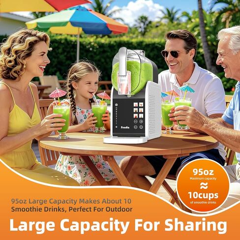Max 95oz Slushie Machine with 6 Smart Presets, No Ice Needed Frozen Drink Maker for Home, Quick 30-Min Freeze for Slush, Margaritas, Smoothies, Ice Cream & More, Large Capacity Party Slushy Maker in Kuwait