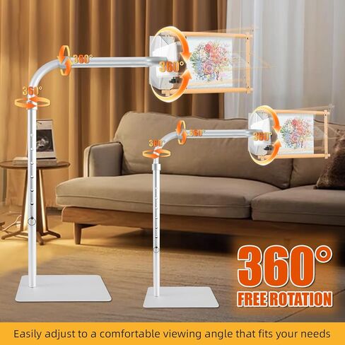 Heavy-Duty Metal Needlepoint Stand, Adjustable & Rotatable, Side Clamp Included, Fits Lowery & Q-Snap Frames in Kuwait