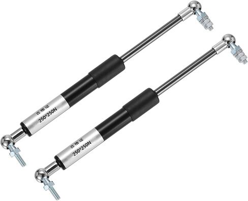 uxcell 2 Sets Gas Strut, 20Lb/90N Lift Support Hydraulic Rod 16 Inch Gas Shock Strut Lift Support Spring for Cabinet, Storage, Furniture, Toolbox Hardware, Black in Kuwait