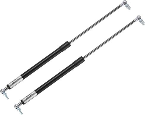 uxcell 2 Sets Gas Strut, 20Lb/90N Lift Support Hydraulic Rod 16 Inch Gas Shock Strut Lift Support Spring for Cabinet, Storage, Furniture, Toolbox Hardware, Black in Kuwait