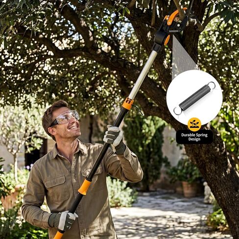 4 قطع نوابض بديلة متوافقة مع Fiskars، نوابض تقليم من الفولاذ المقاوم للصدأ مقاس 2.36 بوصة، مصممة لقواطع الفروع متعددة الوظائف UPX82 وUPX86 وUP82 وUP84 وUP86، باللون الأسود in Kuwait