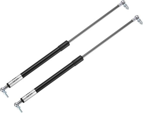 uxcell 2 Sets Gas Strut, 20Lb/90N Lift Support Hydraulic Rod 16 Inch Gas Shock Strut Lift Support Spring for Cabinet, Storage, Furniture, Toolbox Hardware, Black in Kuwait