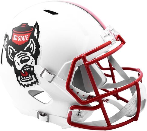 NCAA North Carolina State Wolfpack Helmet Full Size ReplicaHelmet Replica Full Size Speed Style Tuffy Design, Team Colors, One Size in Kuwait