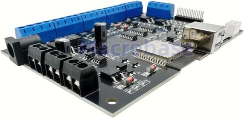 6 axis CNC Controller Breakout Board Control Motion Card CNC Router Laser Engraving milling Marking Cutting Machine DIY Part in Kuwait