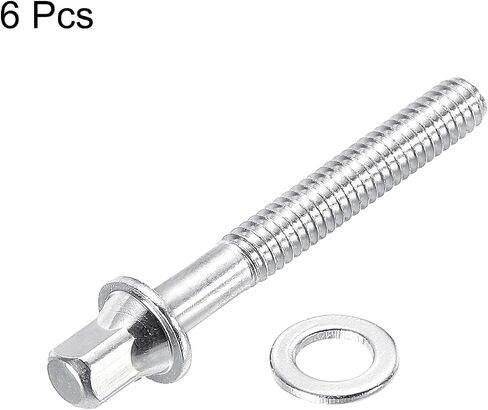 MECCANIXITY Drum Tension Rods 24mm x 40mm for Bass Drum Hardware Parts Accessory Pack of 6 in Kuwait