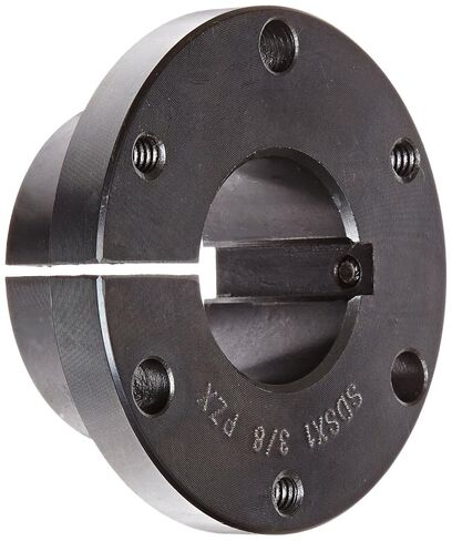 TB Woods Type SDS SDS138 جلبة ذات قبضة مؤكدة، حديد زهر، بوصة، 1.375 بوصة تتحمل، 2.1875 بوصة OD، 1.31 بوصة طول، 5000 رطل/بوصة عزم الدوران، تصميم قياسي، مفتاح قياسي in Kuwait