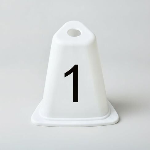 Athletic Track Cone Tip Resistant Track Cone with Square Base for Athletic Associations, Blank in Kuwait