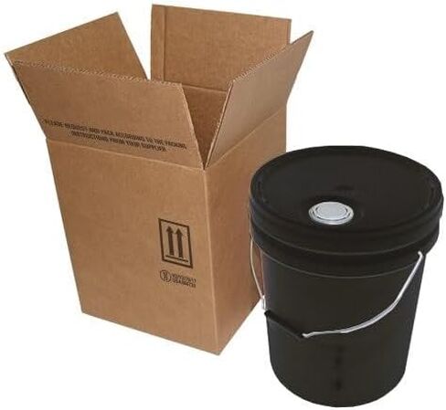 Air Sea Containers 1 x 5 Gallon Plastic Pail Shipper (Box ONLY) (4G/Y31) - Specifically Tested to Ship Plastic Pails/Buckets - (Inner Dimensions: 12-5/8"x12-5/8 x16) Pack of 10 in Kuwait