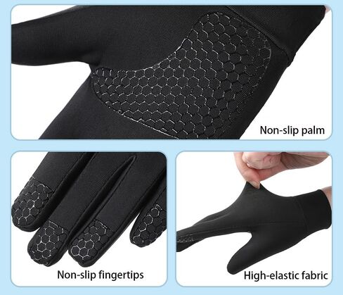 INOGIH Kids Full-Finger Ice-Silk Dirt Bike Cyling Gloves Outdoor Sports Gloves for Cycling Camping Fishing 6-12 Years Old in Kuwait