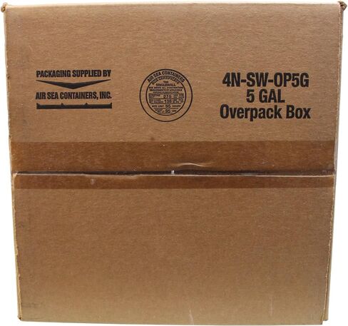 Air Sea Containers | 5 Gallon Drum | Premium Fiberboard Empty Box | Easy Stack and Store Drum Box with Dimension 12-15/16" x 12-15/16" x 15-5/8" | (Pack of 15) in Kuwait