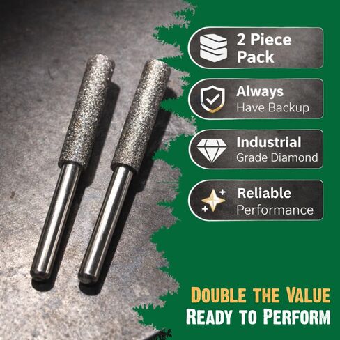DIAMOND GRINDING STONES - 2 PACK - (7/32") in Kuwait