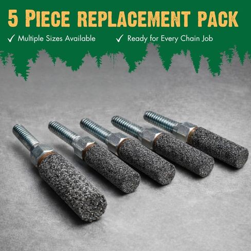 Threaded Shaft Grinding Stones - 5 Pack (5/32") in Kuwait