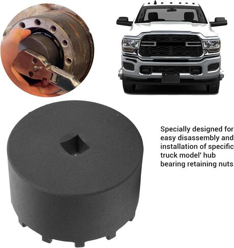 RiToEasysports 31520 Axle Nut Socket Steel 12 Pin Hub Bearing Retaining Nut Socket 1 2 Inch Drive Black Oxide for 3500 4500 5500 2019 Plus Truck Hub Removal Installation in Saudi Arabia