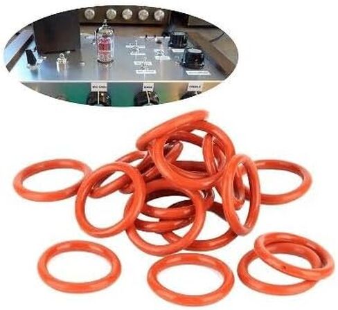 20PC Silicone Tube Dampers Rings for Vacuum Tubes, Compatible with 12AX7 12AU7 12AT7 12BH7 in Kuwait