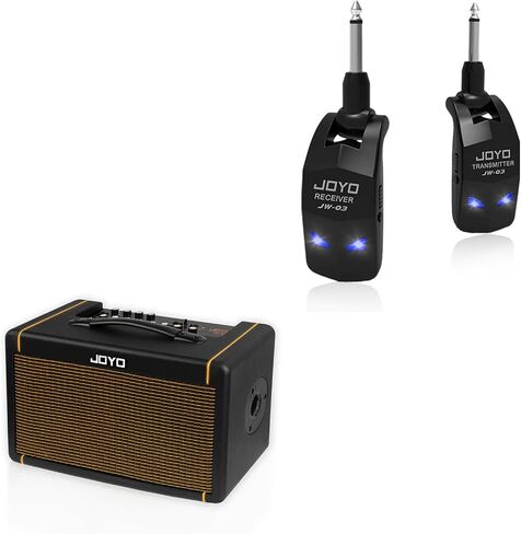 JOYO 40W Acoustic Guitar Amp (AC-40S) ونظام الجيتار اللاسلكي JOYO 2.4 جيجا هرتز (JW-03) in Kuwait