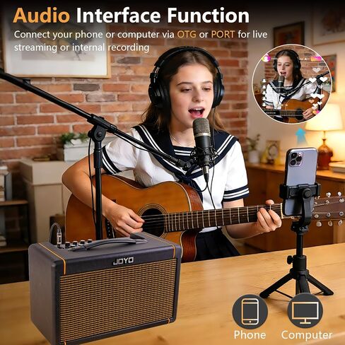 حزمة JOYO 20W Guitar Amp للجيتار الصوتي AC-20S مع سماعات JOYO Studio Monitor JMH-01 in Kuwait