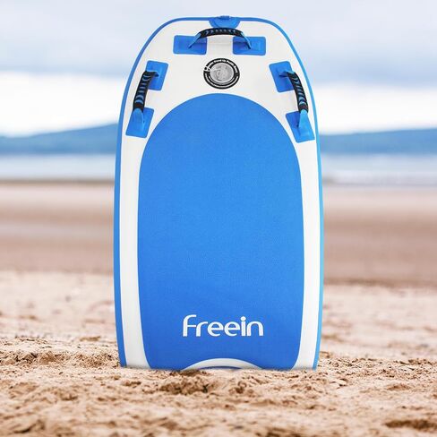 Freein Body Board Inflatable, Surfboards BodyBoards for Beach River, Foldable Design for Easy Storage and Transport in Kuwait