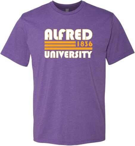 Retro Alfred University Unisex Premium Short Sleeve T-Shirt - Alfred Saxons Apparel in Kuwait