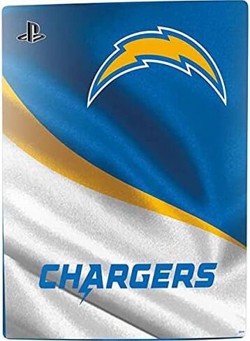 ملصق Skinit المخصص للألعاب متوافق مع وحدة تحكم PS5 - تصميم مرخص رسميًا من NFL Los Angeles Chargers in Kuwait