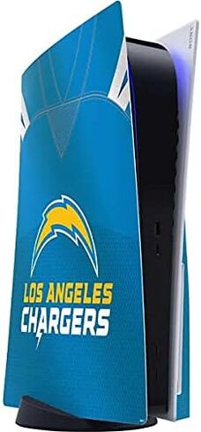 ملصق Skinit المخصص للألعاب متوافق مع وحدة تحكم PS5 - تصميم مرخص رسميًا من NFL Los Angeles Chargers in Kuwait
