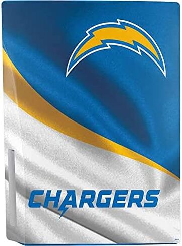 ملصق Skinit المخصص للألعاب متوافق مع وحدة تحكم PS5 - تصميم مرخص رسميًا من NFL Los Angeles Chargers in Kuwait