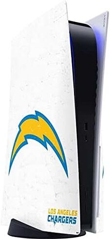 ملصق Skinit المخصص للألعاب متوافق مع وحدة تحكم PS5 - تصميم مرخص رسميًا من NFL Los Angeles Chargers in Kuwait