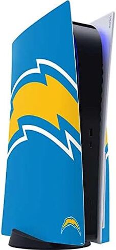 ملصق Skinit المخصص للألعاب متوافق مع وحدة تحكم PS5 - تصميم مرخص رسميًا من NFL Los Angeles Chargers in Kuwait