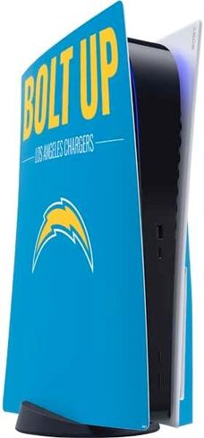 ملصق Skinit المخصص للألعاب متوافق مع وحدة تحكم PS5 - تصميم مرخص رسميًا من NFL Los Angeles Chargers in Kuwait