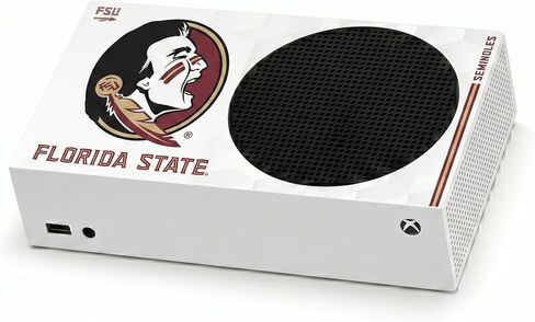 Decal Gaming Skin Compatible with Xbox Series S Console - Officially Licensed Florida State University Seminoles Away Design in Kuwait
