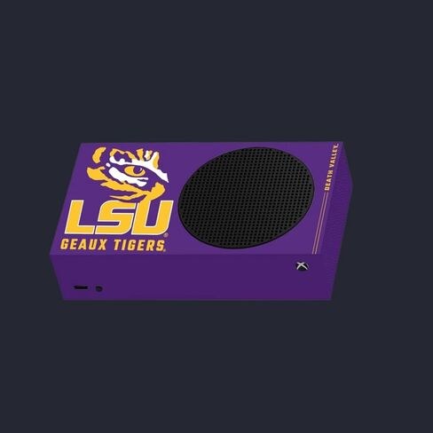 Decal Gaming Skin Compatible with Xbox Series S Console - Officially Licensed Louisiana State University Home Design in Kuwait