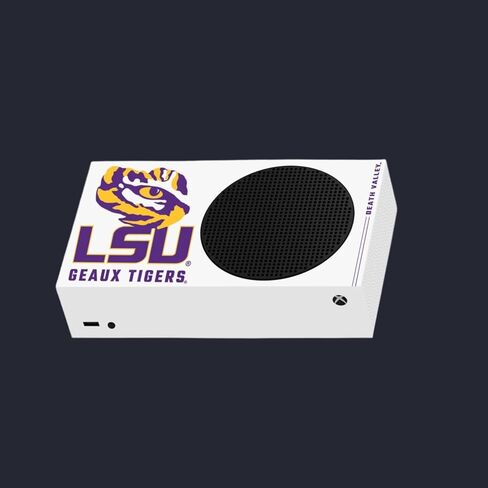 Decal Gaming Skin Compatible with Xbox Series S Console - Officially Licensed Louisiana State University Home Design in Kuwait