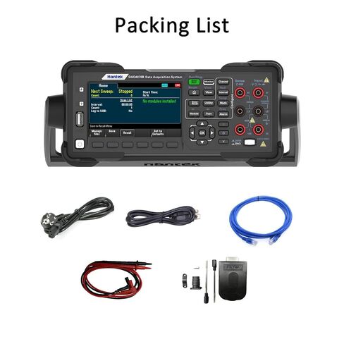 Hantek Data Acquisition System, 14 Optional Control Modules 120-Channel Scan Rate 450 Channels/s, LAN USB RS232/485 GPIB Interfaces USB Data Storage DAQ 4070B in Kuwait