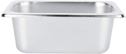 Steam Table Pans, Hotel Pan Square Stainless Steel Countertop Food Serving Display Pan Steam Pan Smoker Water Pan Food Buffet Basin Food Container for Hotel, Restaurant in Kuwait