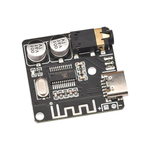 5pcs Bluetooth 5.0 mp3 decoder Board with USB-c Audio Receiver, Wireless Stereo Music Module for Headphones and Amplifier Board, 12v Bluetooth Receiver with 3.5mm Jack in Kuwait