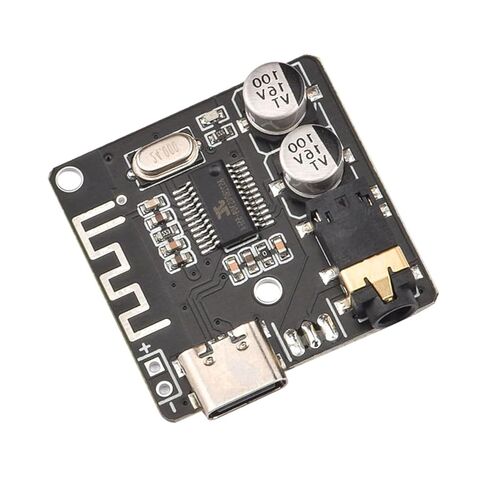 5pcs Bluetooth 5.0 mp3 decoder Board with USB-c Audio Receiver, Wireless Stereo Music Module for Headphones and Amplifier Board, 12v Bluetooth Receiver with 3.5mm Jack in Kuwait