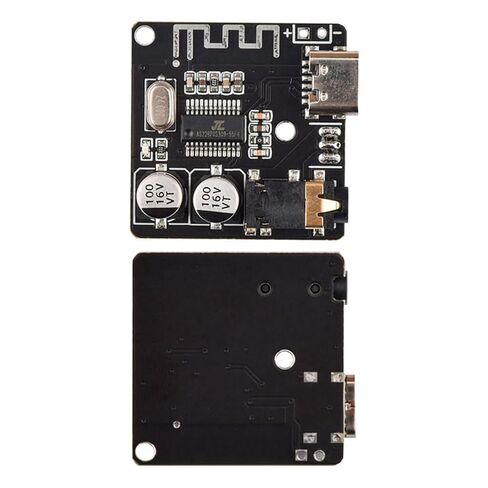 5pcs Bluetooth 5.0 mp3 decoder Board with USB-c Audio Receiver, Wireless Stereo Music Module for Headphones and Amplifier Board, 12v Bluetooth Receiver with 3.5mm Jack in Kuwait