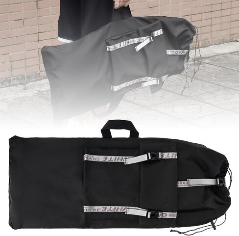 Large Skateboard Backpack - Fits 30 Inch & Oversize Skateboards up to 33", Waterproof Durable Skate Bag with Adjustable Shoulder Strap, Outer Pocket & Reflective Zipper Chain in Kuwait