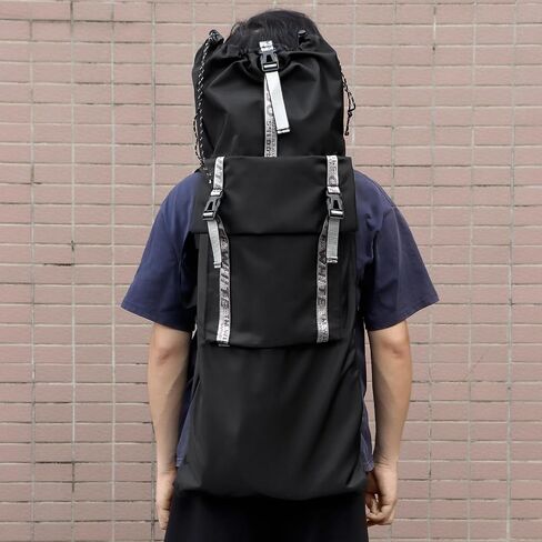 Large Skateboard Backpack - Fits 30 Inch & Oversize Skateboards up to 33", Waterproof Durable Skate Bag with Adjustable Shoulder Strap, Outer Pocket & Reflective Zipper Chain in Kuwait
