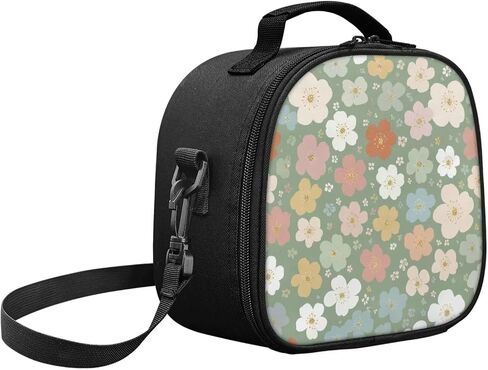 Skateboard Dino Lunch Bag for Boys 4-8 – Compact 8.6"x8.2"x5.1" Food-Grade PEVA Lining (Easy Clean), Keeps Ice Packs Frozen 5h, Mesh Pocket – for School, Beach, Ages 3-8 in Kuwait