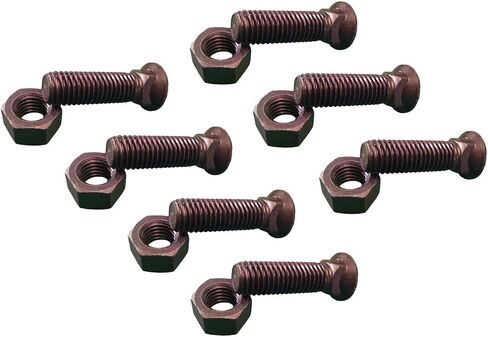 7 - Plow Bolt & Nut for Blades/Cutting Edge, 5/8-11x2 1/4 - Grade 8, Dome Head in Kuwait